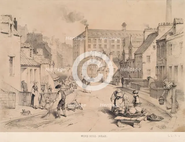 Windmill Brae, Aberdeen, c1840s. Creator: William Nichol.