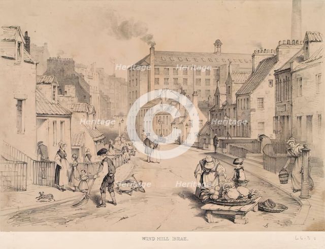Windmill Brae, Aberdeen, c1840s. Creator: William Nichol.
