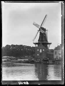 Windmill De Adriaan, Haarlem, the Netherlands, 1906-1917. Creator: George Crombie
