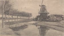 Windmill De Oranjeboom, Dordrecht, 1881