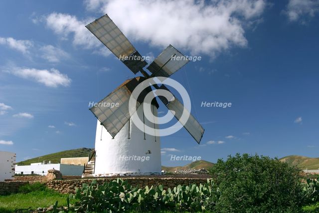 Windmill, Fuerteventura, Canary Islands. Creator: Peter Thompson.