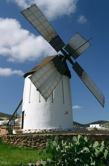Windmill, Fuerteventura, Canary Islands. Creator: Peter Thompson