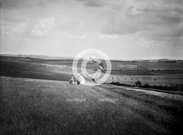 Windmill Hill, West Ilsley Downs, Berkshire, 1890s. Artist: Henry Taunt.