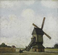 Windmill in the Kempen, 1923. Creator: Jakob Smits