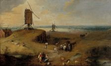 Windmill landscape in Flanders, 1607-1635. Creator: Joos de Momper, the younger