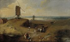 Windmill landscape in Flanders, 1607-1635. Creator: Joos de Momper, the younger