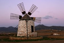 Windmill near Tefia, Fuerteventura, Canary Islands. Creator: Peter Thompson