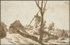 Windmill Near the Hague, n.d. Creator: Jan de Bisschop