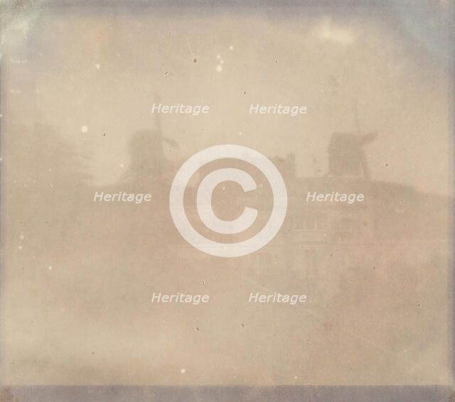 [Windmills, Montmartre], 1839. Creator: Hippolyte Bayard.