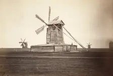 Windmills near Omsk, 1885. Creator: Unknown