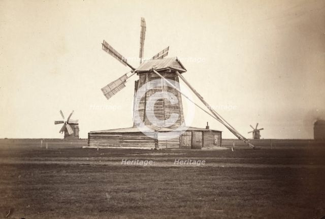 Windmills near Omsk, 1885. Creator: Unknown.