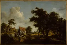 Windmills, between 1664 and 1668. Creator: Meindert Hobbema