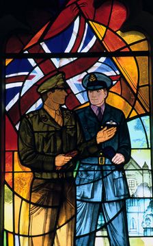 Window of Friendship and Peace Little Easton parish church, Essex, 1990. Artist: Derek Anson