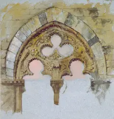 Window of Palazzo Tolomei, Siena, 25 - 27 June 1870. Artist: John Ruskin