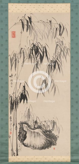 Window onto Bamboo on a Rainy Day, first half of the 18th century. Creator: Gion Nankai.