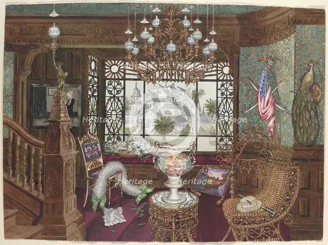 Window Alcove, 1935/1942. Creator: Perkins Harnly.