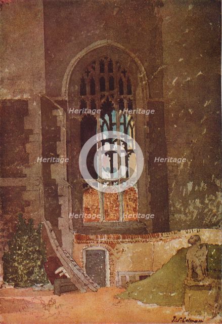 'Window between St. Andrew's Hall and the Dutch Church, Norwich', c1908. Artist: John Sell Cotman.