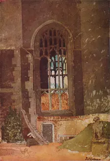 Window between St. Andrew's Hall and the Dutch Church, Norwich c1908. Artist: John Sell Cotman
