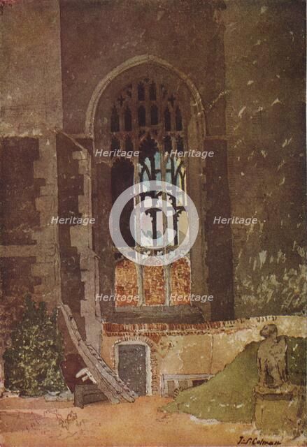 'Window between St. Andrew's Hall and the Dutch Church, Norwich', c1908. Artist: John Sell Cotman.