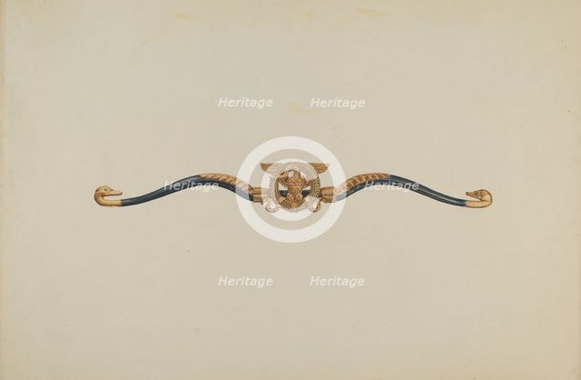 Window Cornice, 1935/1942. Creator: Henry Murphy.