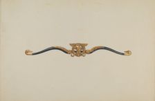 Window Cornice, 1935/1942. Creator: Henry Murphy