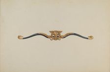 Window Cornice, 1935/1942. Creator: Henry Murphy