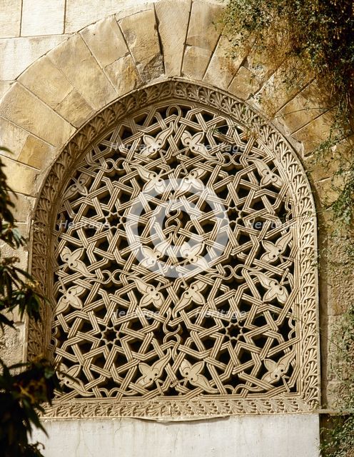 Window detail, Azam Palace, Damascus, Syria, Ottoman style, 1749-1752 (2001).  Creator: LTL.