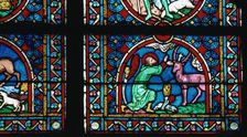 Window detail from Notre Dame of St Eustace, 14th century