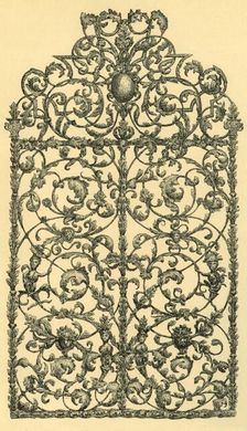 Window grille, 1700-1750, (1881). Creator: J Brooke