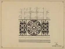 Window Grille, 1935/1942. Creator: Ray Price