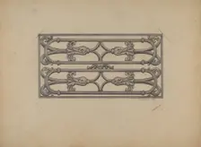 Window Grille, 1937. Creator: Austin L. Davison