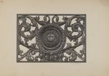 Window Grille, 1937. Creator: Austin L. Davison