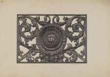 Window Grille, 1937. Creator: Austin L. Davison