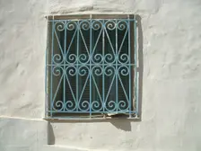 Window grille, Sousse, Tunisia, 2009. Creator: Amanda Waite