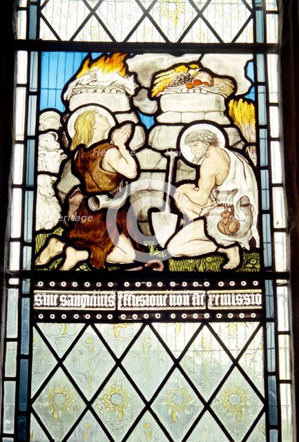 Window in All Saints' church, Middleton Cheney, Northamptonshire, 1963. Artist: Laurence Goldman