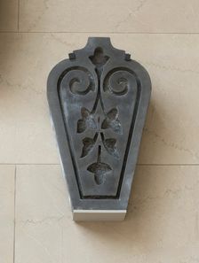 Window Keystone from a Building at 223 W. Madison Street, Chicago, Illinois, c. 1872. Creator: Unknown