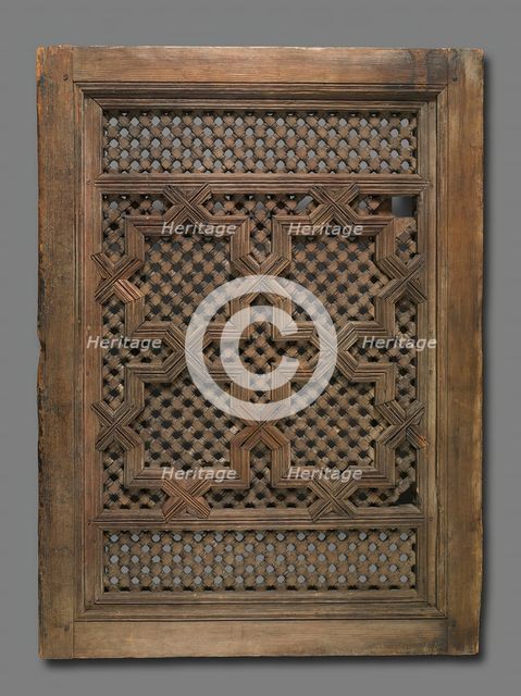 Window Screen (Mashrabiyya), Morocco, 17th/18th century. Creator: Unknown.