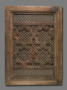 Window Screen (Mashrabiyya), Morocco, 17th/18th century. Creator: Unknown