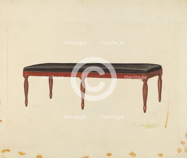 Window Seat, 1936. Creator: Frank Wenger.
