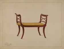 Window Seat, 1937. Creator: Ferdinand Cartier