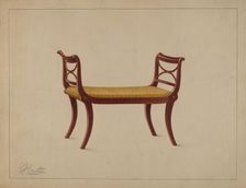 Window Seat, 1937. Creator: Ferdinand Cartier