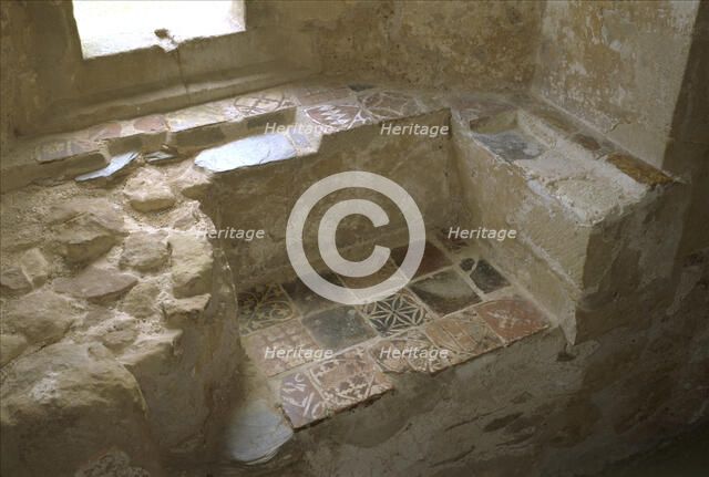 Window seat at Cleeve Abbey, Somerset, 1999. Artist: J Bailey