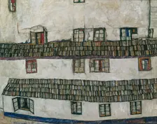 Windows (Facade of a House), 1914. Creator: Schiele, Egon (1890-1918)