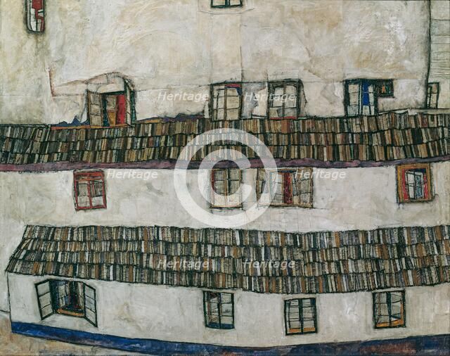 Windows (Facade of a House), 1914. Creator: Schiele, Egon (1890-1918).