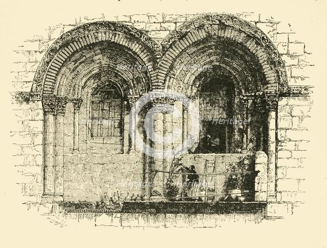 'Windows of the Church of the Holy Sepulchre, Jerusalem', 1890.   Creator: Unknown.