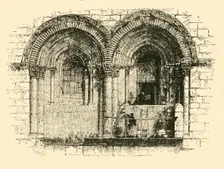 Windows of the Church of the Holy Sepulchre, Jerusalem 1890. Creator: Unknown