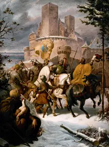 Windeck Castle. Artist: Götzenberger, Jakob (1802-1866)