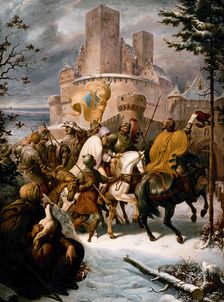 Windeck Castle. Artist: Götzenberger, Jakob (1802-1866)