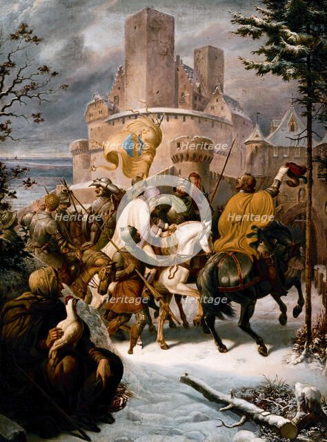 Windeck Castle. Artist: Götzenberger, Jakob (1802-1866)