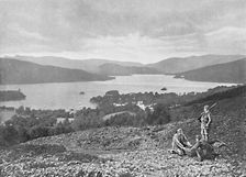 Windermere and Bowness, from Brantfell c1896. Artist: Green Brothers